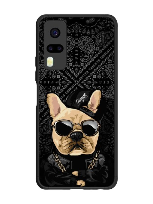 Gangsta Cool Sunmetales Dog Glossy Metal Phone Cover for Vivo Y31