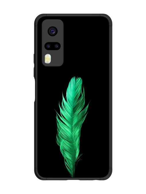 Feather Texture Glossy Metal Phone Cover for Vivo Y31