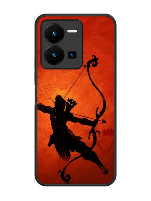 Illustration Lord Rama Glossy Metal Phone Cover for Vivo Y35 Zapvi