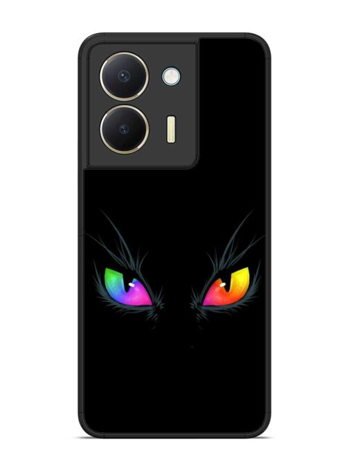 Cat Eyes Glossy Metal Phone Cover for Vivo Y36