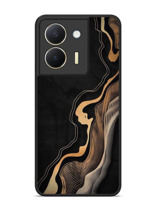 Abstract Art Glossy Metal TPU Phone Cover for Vivo Y36 Zapvi