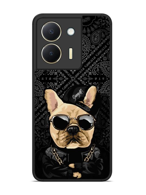 Gangsta Cool Sunmetales Dog Glossy Metal Phone Cover for Vivo Y36