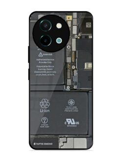 Phone Insider Glossy Metal Phone Cover for Vivo Y38 (5G)