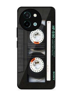 Sony Hf-S90 Cassette Glossy Metal Phone Cover for Vivo Y38 (5G)