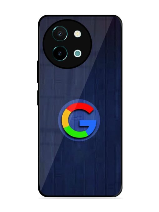 Google Logo Printed Glossy Metal TPU Phone Cover for Vivo Y38 (5G) Zapvi