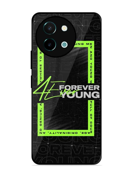 Forever Young Glossy Metal Phone Cover for Vivo Y38 (5G) Zapvi