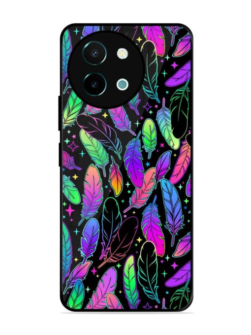 Bright Multi Colored Seamless Glossy Metal Phone Cover for Vivo Y38 (5G) Zapvi