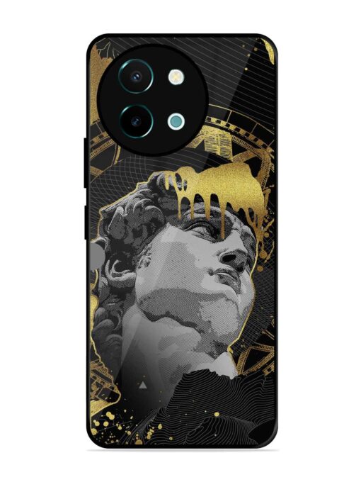 Roman Face Glossy Metal Phone Cover for Vivo Y38 (5G) Zapvi