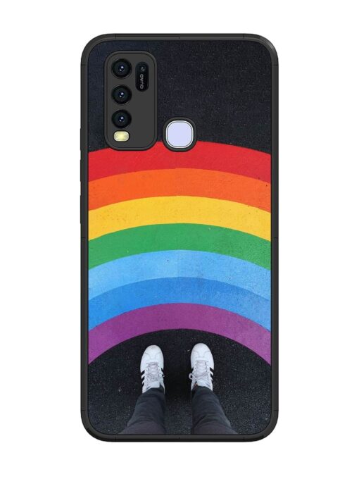 Legs Rainbow Glossy Metal TPU Phone Cover for Vivo Y50 Zapvi