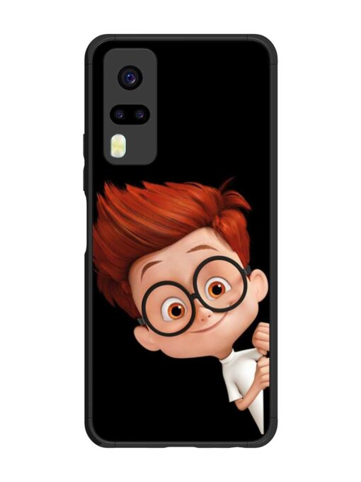 Smart Boy Cartoon Glossy Metal Phone Cover for Vivo Y51