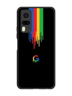 Google Logo Glossy Metal Phone Cover for Vivo Y51