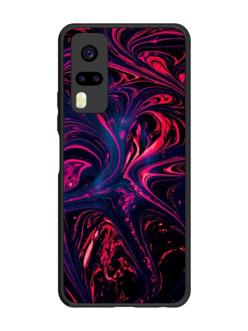 Abstract Background Glossy Metal Phone Cover for Vivo Y51