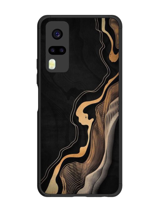 Abstract Art Glossy Metal TPU Phone Cover for Vivo Y51