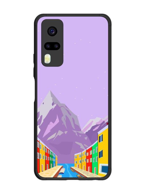 Venice City Illustration Glossy Metal Phone Cover for Vivo Y51 Zapvi