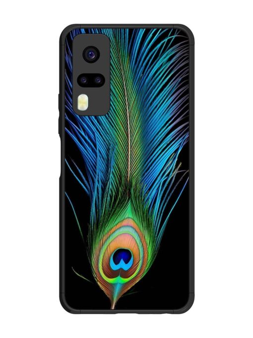 Peacock Feather Glossy Metal TPU Phone Cover for Vivo Y51