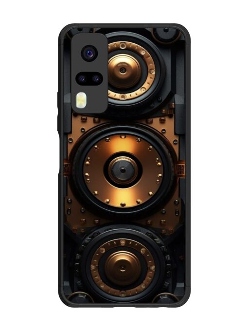 Sound Box Glossy Metal Phone Cover for Vivo Y51 Zapvi