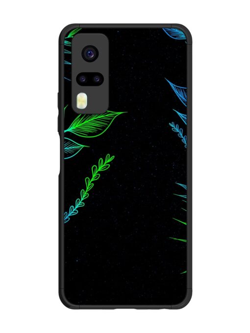 Aesthetic Neon Glossy Metal Phone Cover for Vivo Y51 Zapvi