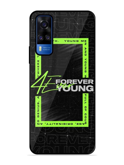 Forever Young Glossy Metal Phone Cover for Vivo Y51A Zapvi