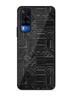 Seamless Pattern Glossy Metal Phone Cover for Vivo Y51A