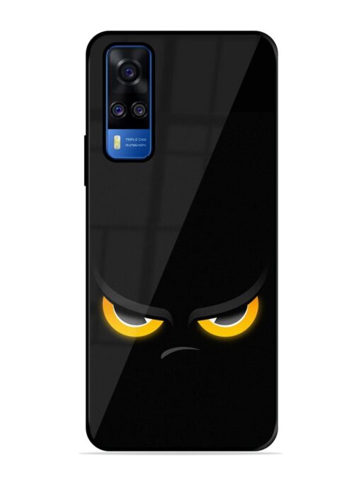 Scary Yellow Eye Glossy Metal TPU Phone Cover for Vivo Y51A Zapvi