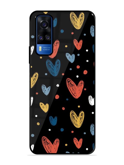 Happy Valentines Day Glossy Metal TPU Phone Cover for Vivo Y51A