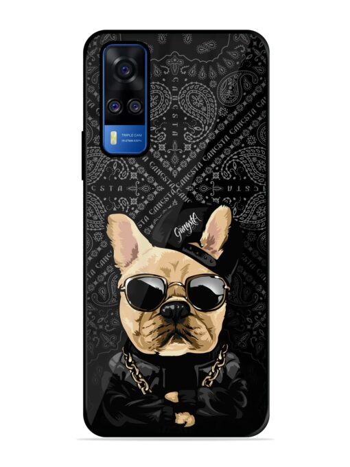 Gangsta Cool Sunmetales Dog Glossy Metal Phone Cover for Vivo Y51A Zapvi