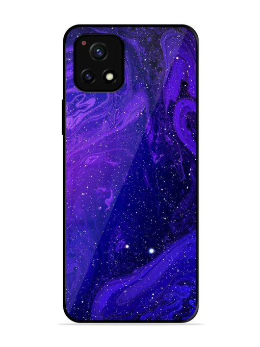 Galaxy Acrylic Abstract Art Glossy Metal Phone Cover for Vivo Y52S Zapvi