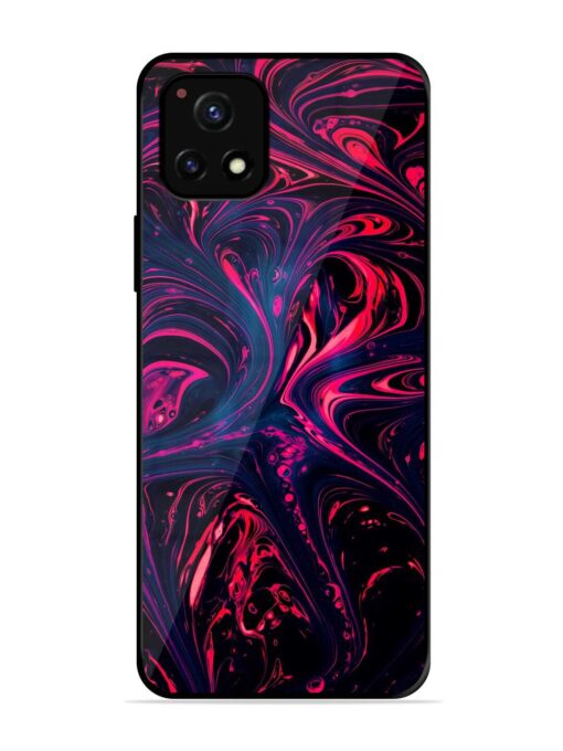 Abstract Background Glossy Metal Phone Cover for Vivo Y52S Zapvi