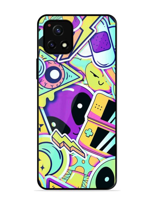 Scratch Art Glossy Metal Phone Cover for Vivo Y52S Zapvi