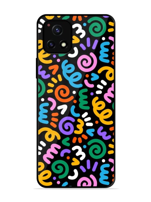 Colorful Seamless Vector Glossy Metal Phone Cover for Vivo Y52S Zapvi