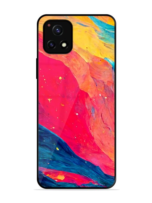 Starry Night Glossy Metal Phone Cover for Vivo Y52S Zapvi