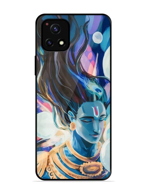 Bhagwan Sri Krishna Glossy Metal Phone Cover for Vivo Y52S Zapvi