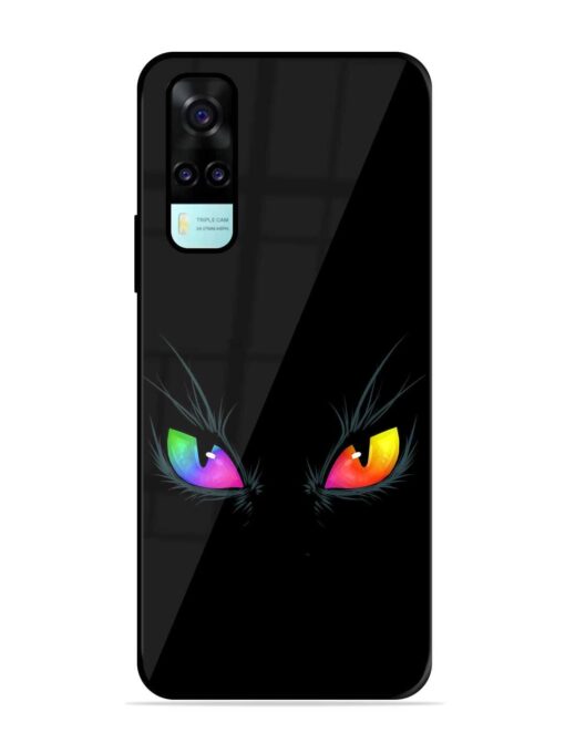 Cat Eyes Glossy Metal Phone Cover for Vivo Y53S Zapvi