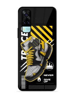 Shoe Background Glossy Metal Phone Cover for Vivo Y53S