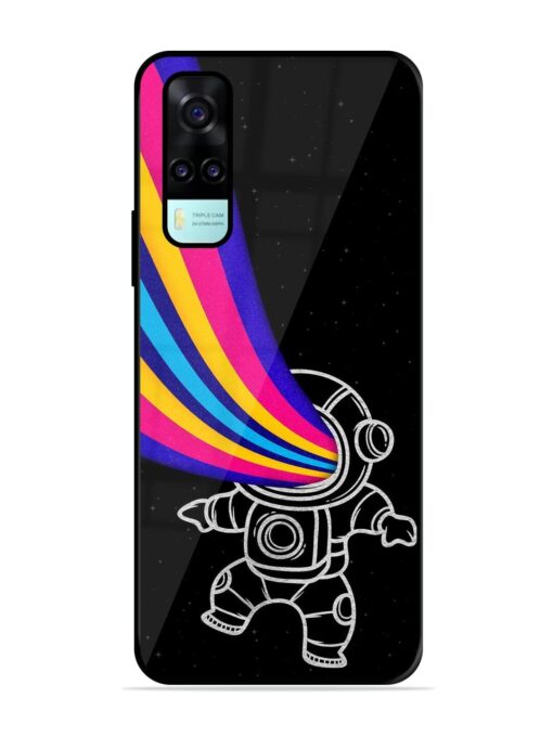 Astronaut Glossy Metal TPU Phone Cover for Vivo Y53S