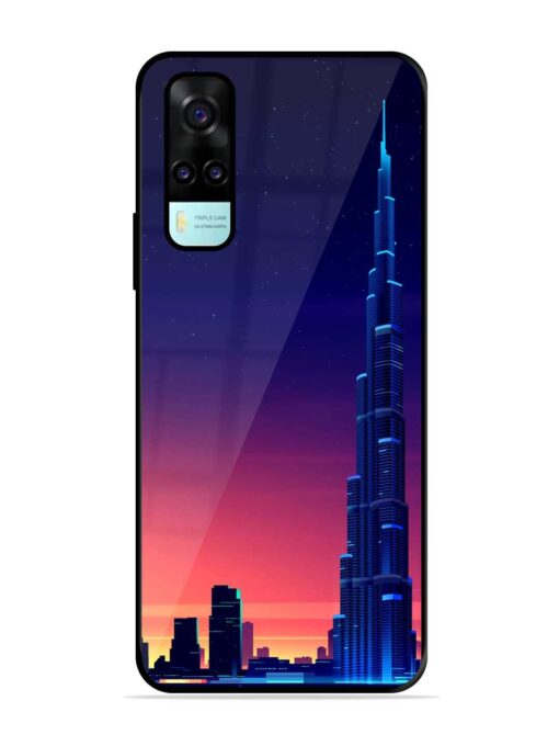 Burj Khalifa Abstract Glossy Metal Phone Cover for Vivo Y53S