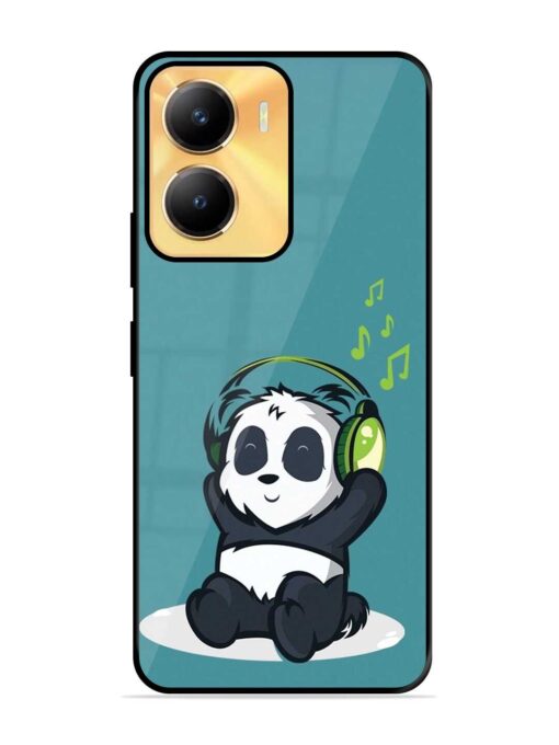 Music Panda Glossy Metal Phone Cover for Vivo Y56 (5G)