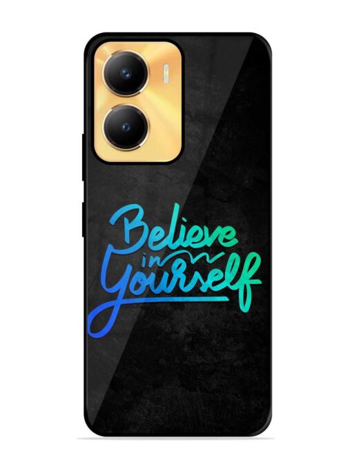 Believe In Yourself Glossy Metal Phone Cover for Vivo Y56 (5G)