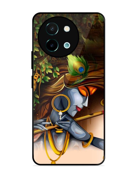 Krishna Glossy Metal Phone Cover for Vivo Y58 (5G)