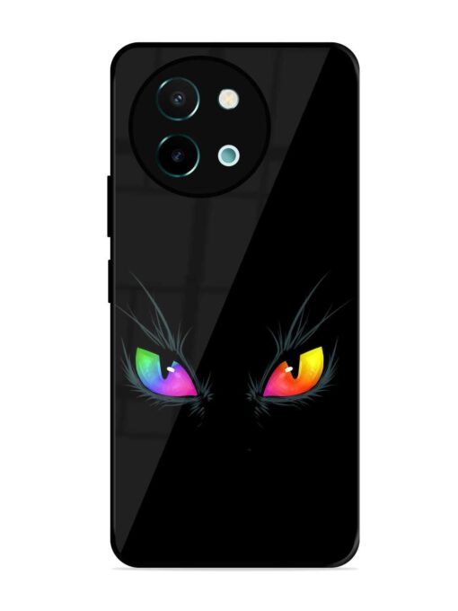 Cat Eyes Glossy Metal Phone Cover for Vivo Y58 (5G)