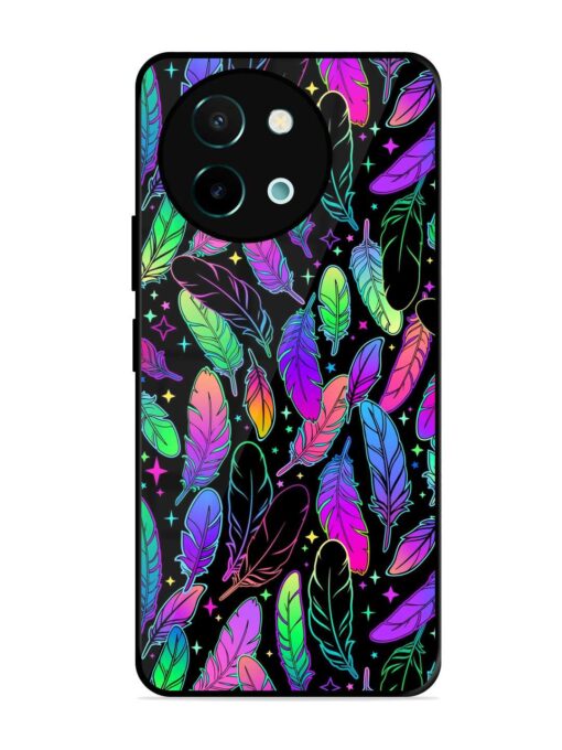 Bright Multi Colored Seamless Glossy Metal Phone Cover for Vivo Y58 (5G)