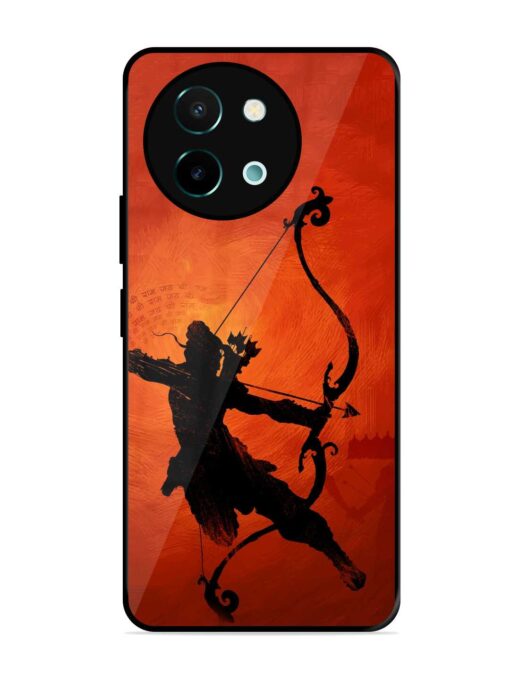 Illustration Lord Rama Glossy Metal Phone Cover for Vivo Y58 (5G)