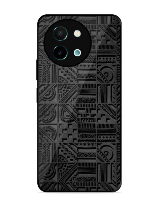 Seamless Pattern Glossy Metal Phone Cover for Vivo Y58 (5G)