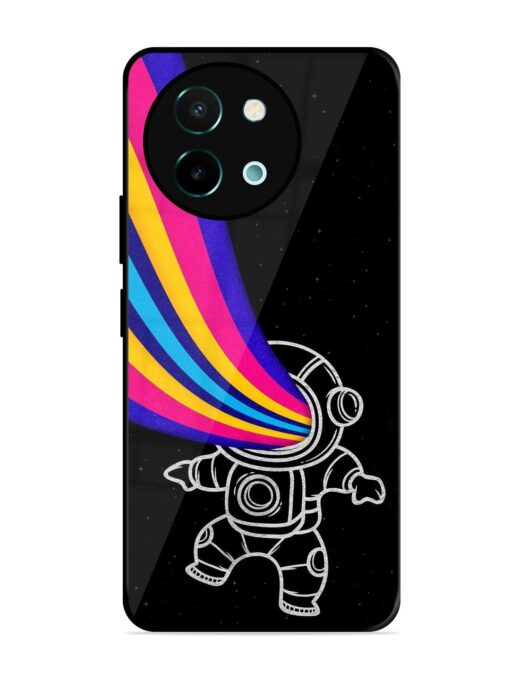 Astronaut Glossy Metal TPU Phone Cover for Vivo Y58 (5G)