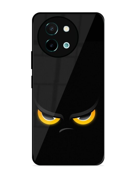 Scary Yellow Eye Glossy Metal TPU Phone Cover for Vivo Y58 (5G)