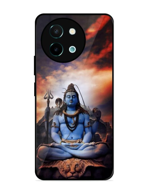 Jai Jai Shiv Glossy Metal Phone Cover for Vivo Y58 (5G)