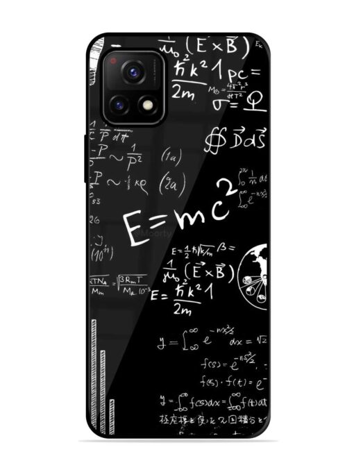 E=Mc2 Mass?Energy Equivalence Glossy Metal Phone Cover for Vivo Y72 (5G)