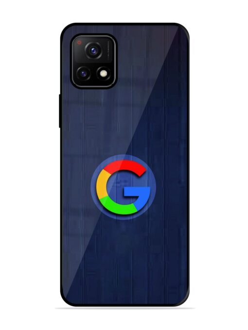 Google Logo Printed Glossy Metal TPU Phone Cover for Vivo Y72 (5G)