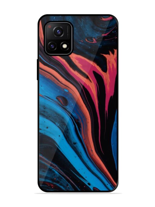 Liquefied Art Glossy Metal TPU Phone Cover for Vivo Y72 (5G) Zapvi