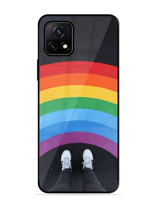 Legs Rainbow Glossy Metal TPU Phone Cover for Vivo Y72 (5G) Zapvi